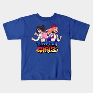 River City Girls: Misako and Kyoko w/ Logo Kids T-Shirt